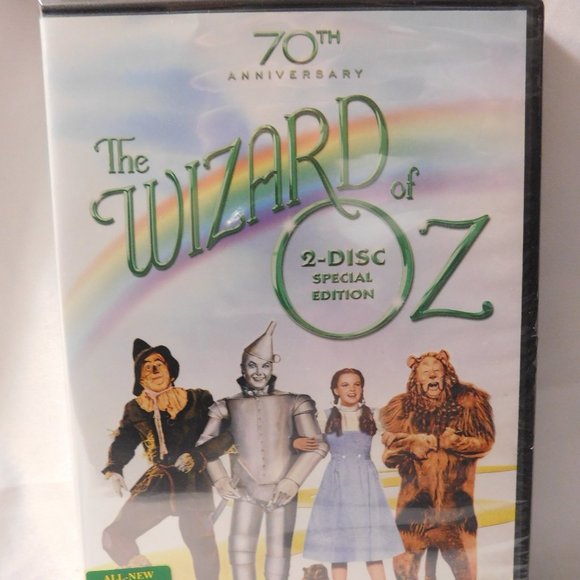 The Wizard of Oz 70th Anniversary Two-Disc DVD Special Edition Sealed NEW - Picture 1 of 5